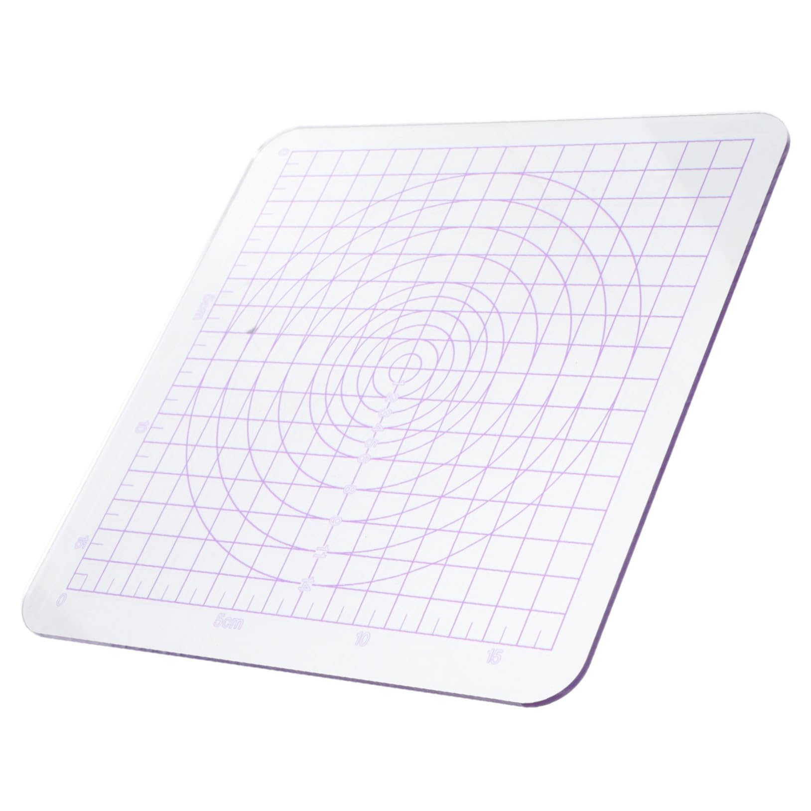 LOLIPPYY Transparent Acrylic Clay Rolling Board Square Nonstick Surface Lightweight Portable Handcraft Tool for DIY Pottery Sculpting and Air Dry Clay Crafting