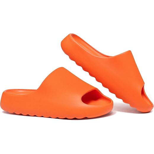 Kids Cloud Slides Boys Girls Pillow Slippers – Slip-On Slide Sandals, Summer Beach Pool Shoes, Indoor and Outdoor