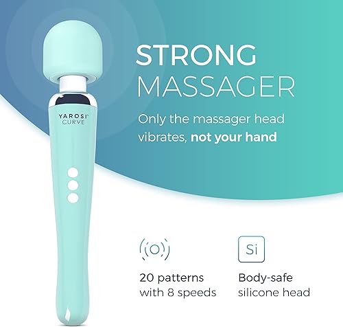 Miniatura 2 de Alessandro Yarosi Masajeador terapéutico en forma de varita, curvo, Paquete de 1, Verde, 1