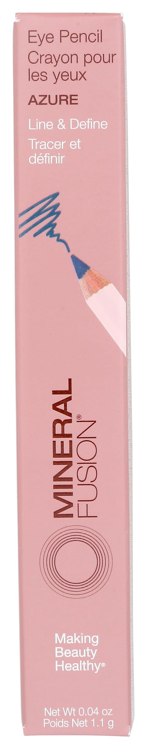 Eye Liner Pencil - Azure by Mineral Fusion for Women - 0.04 oz Eyeliner