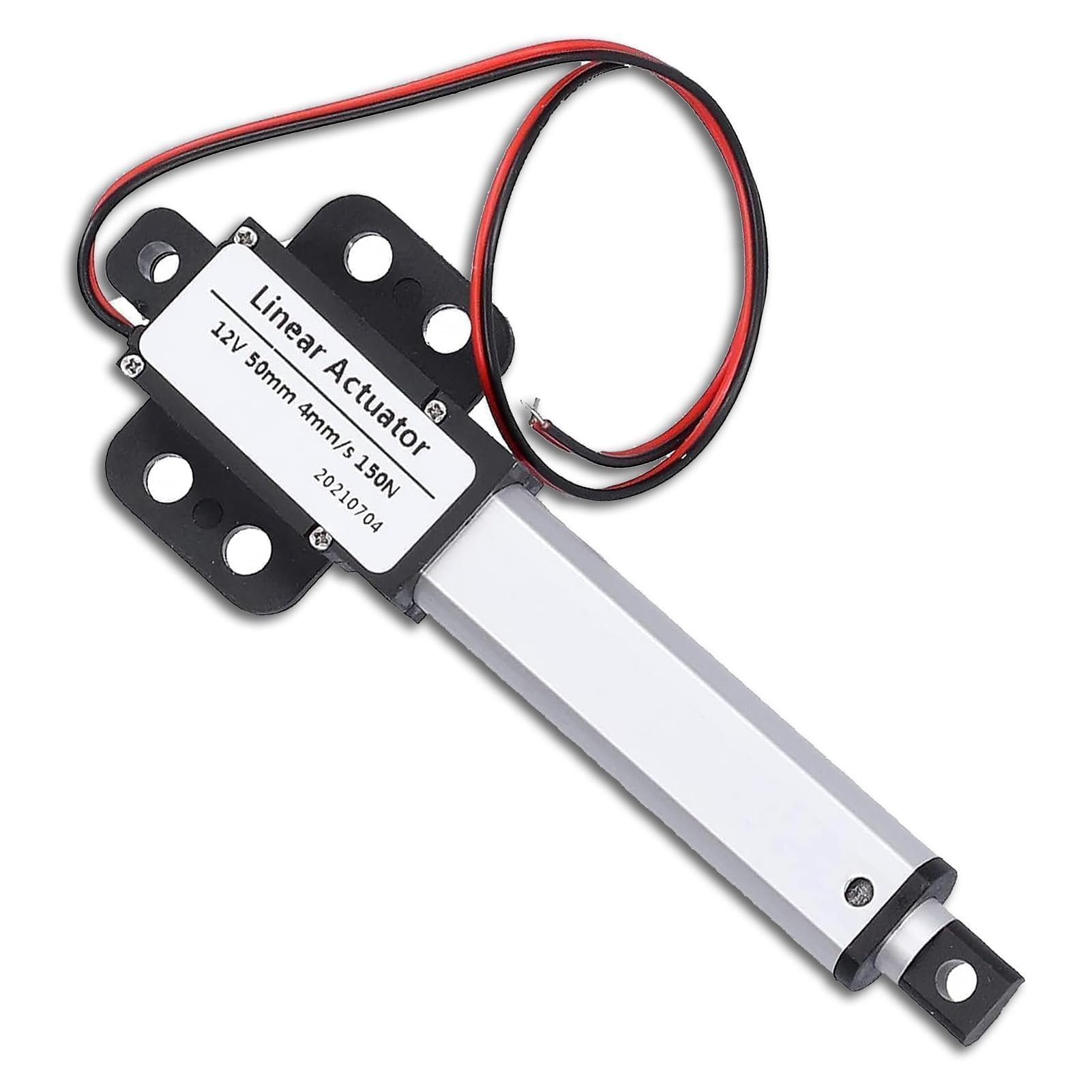 Actionneur Linéaire 50mm, Interrupteur De Fin De Course Interne Moteur D'actionneur Actionneur électrique Micro Linéaire électrique 12v DC Mini Pour L'industrie Automobile (50mm-4mm/S-150n)
