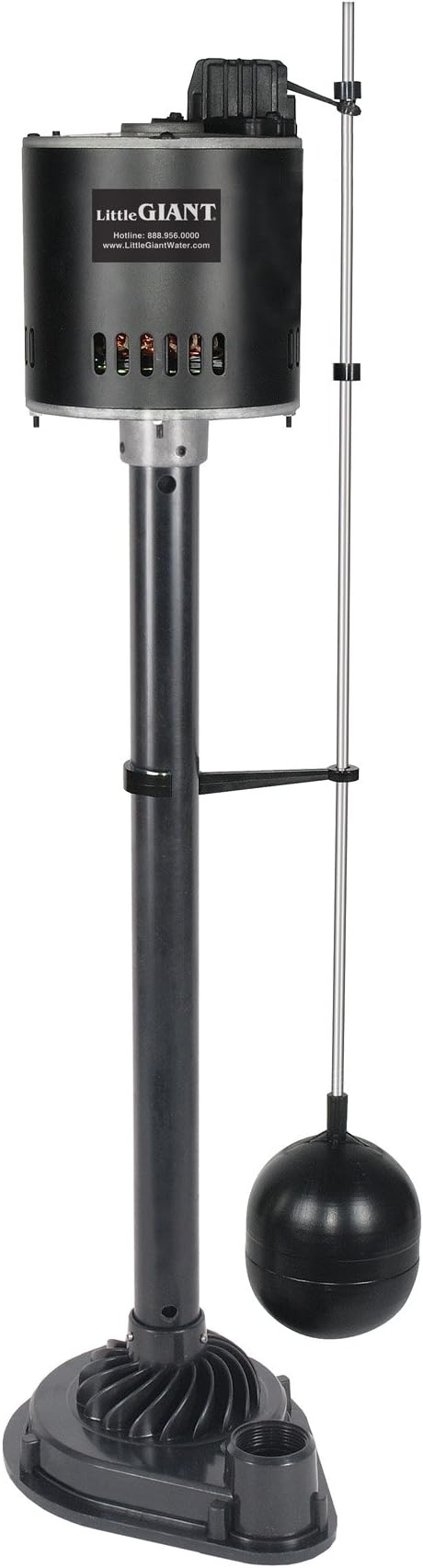 Red Lion SP33PED 1/3-HP 3300-GPH Pedestal Sump Pump