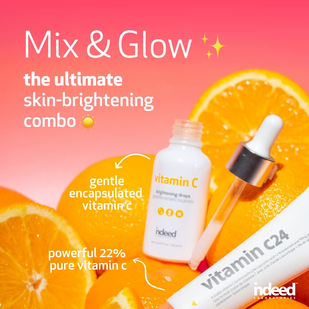 Buy INDEED LABS Vitamin C Brightening Drops, Lightweight Facial Serum