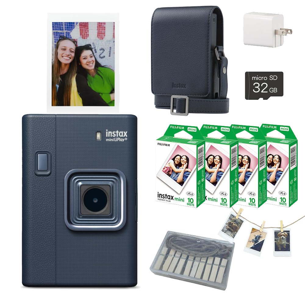 Amazon | 富士フイルム チェキ instax mini LiPlay+ ミッドナイト