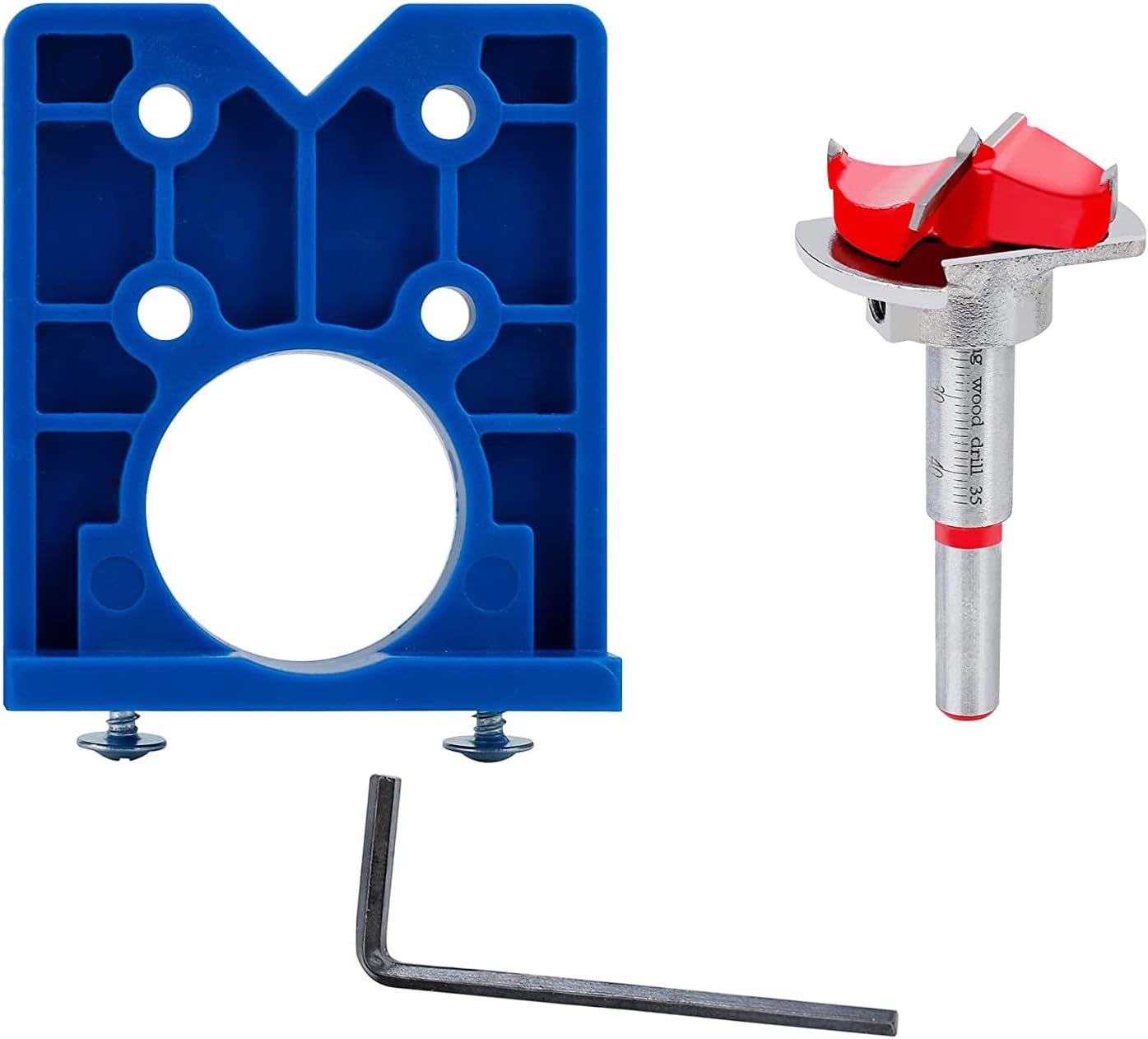 Broca Forstner 50 Mm 3 Cortes - Para Madera Y Madera Dura, Punta De Carburo De Tungsteno