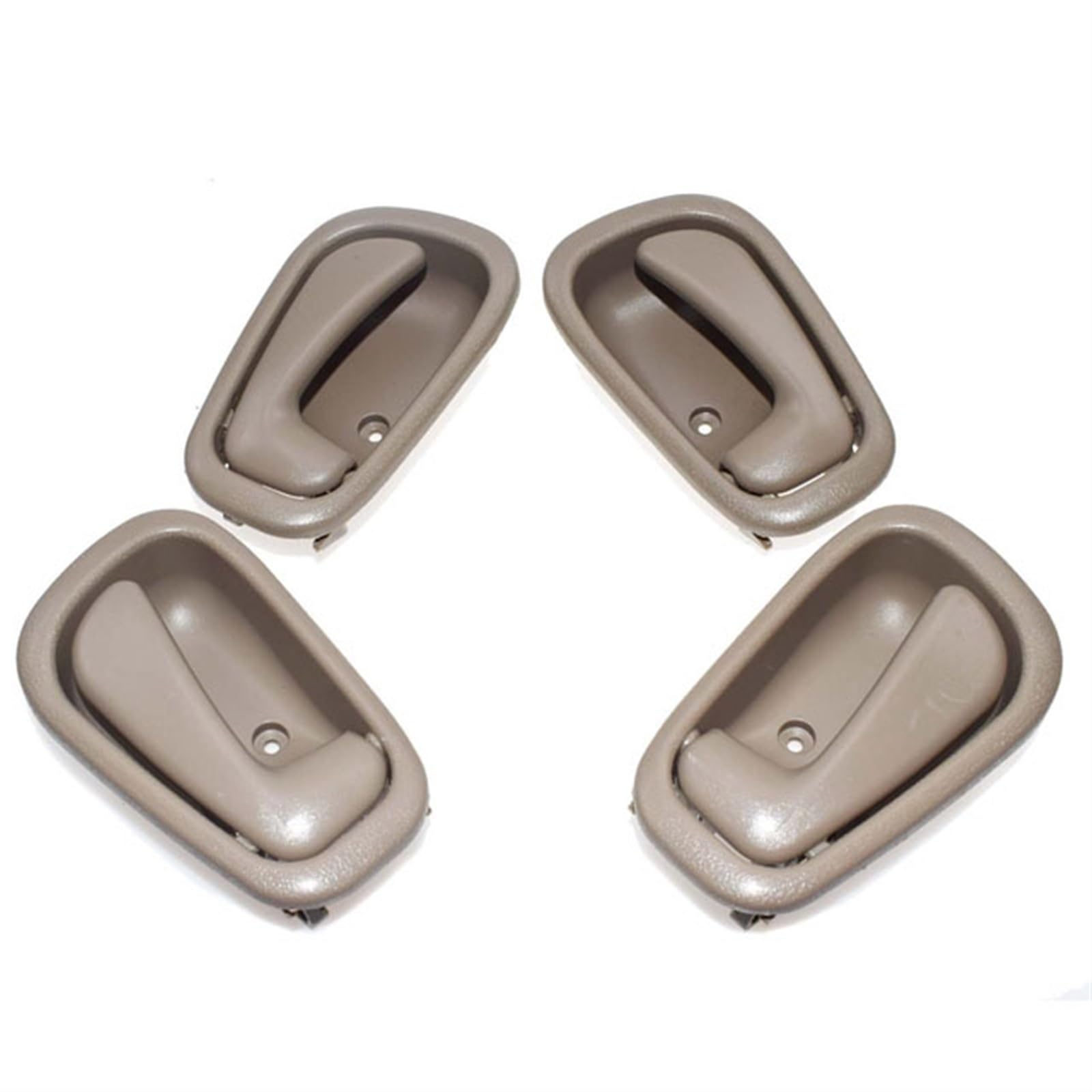 POQWERIQ Inside Inner Door Handle Front Rear Left Right for Toyota for Corolla 1998 1999 2000 2001 2002 69206-02050 69205-02050