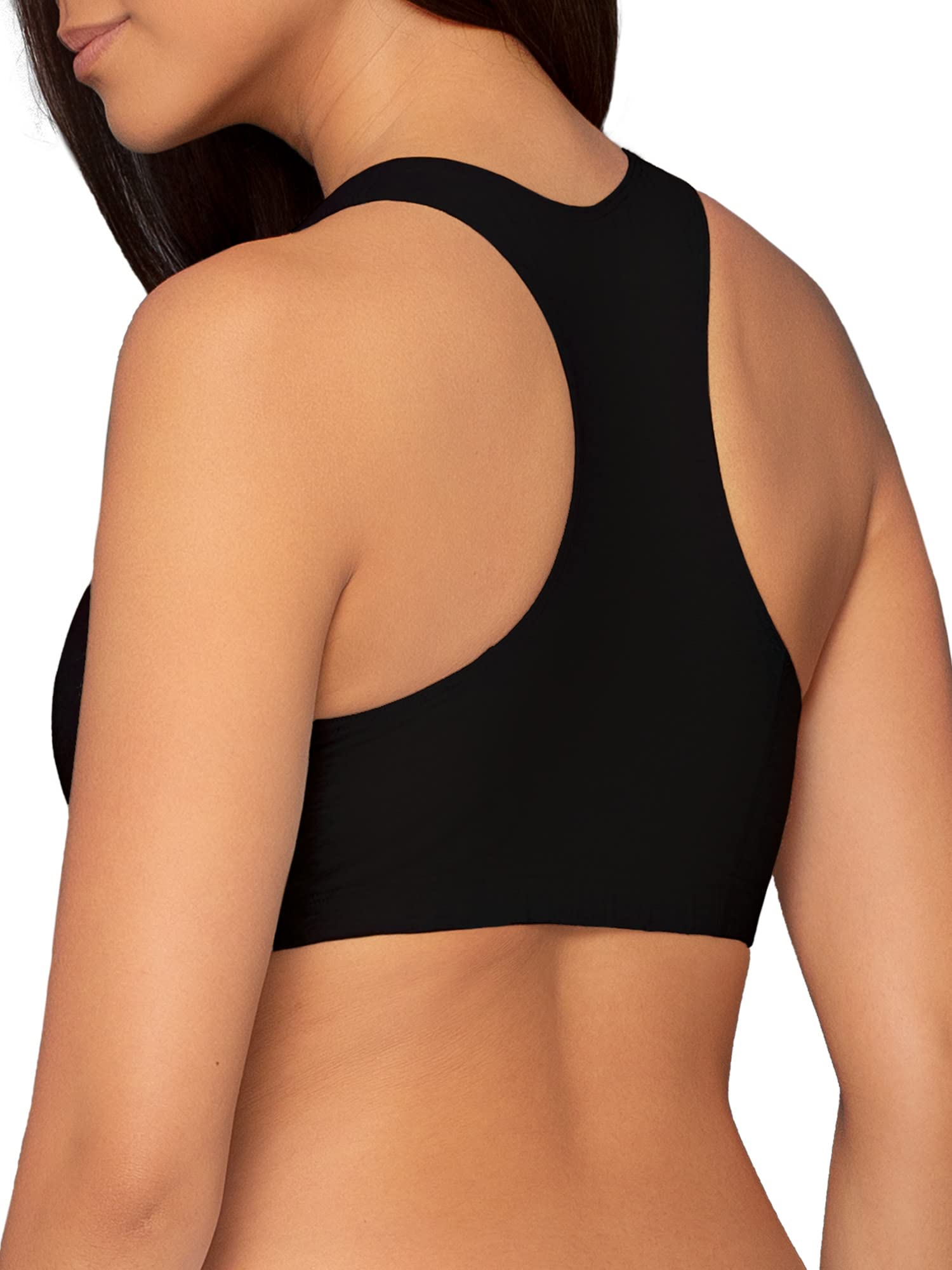 Fruit of the Loom Reggiseno Sportivo da Donna Costruito in Stile Canotta