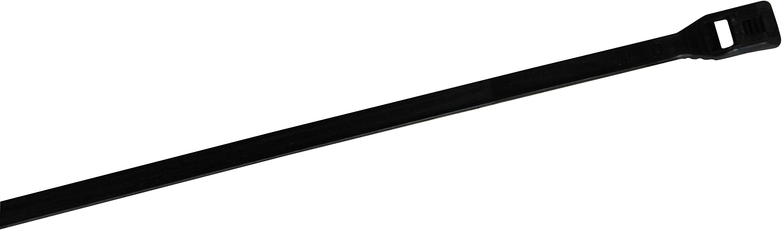 COBRA Global L8S0C Low Profile Cable Ties, 100 Pack - 8" Black, 55 lb.