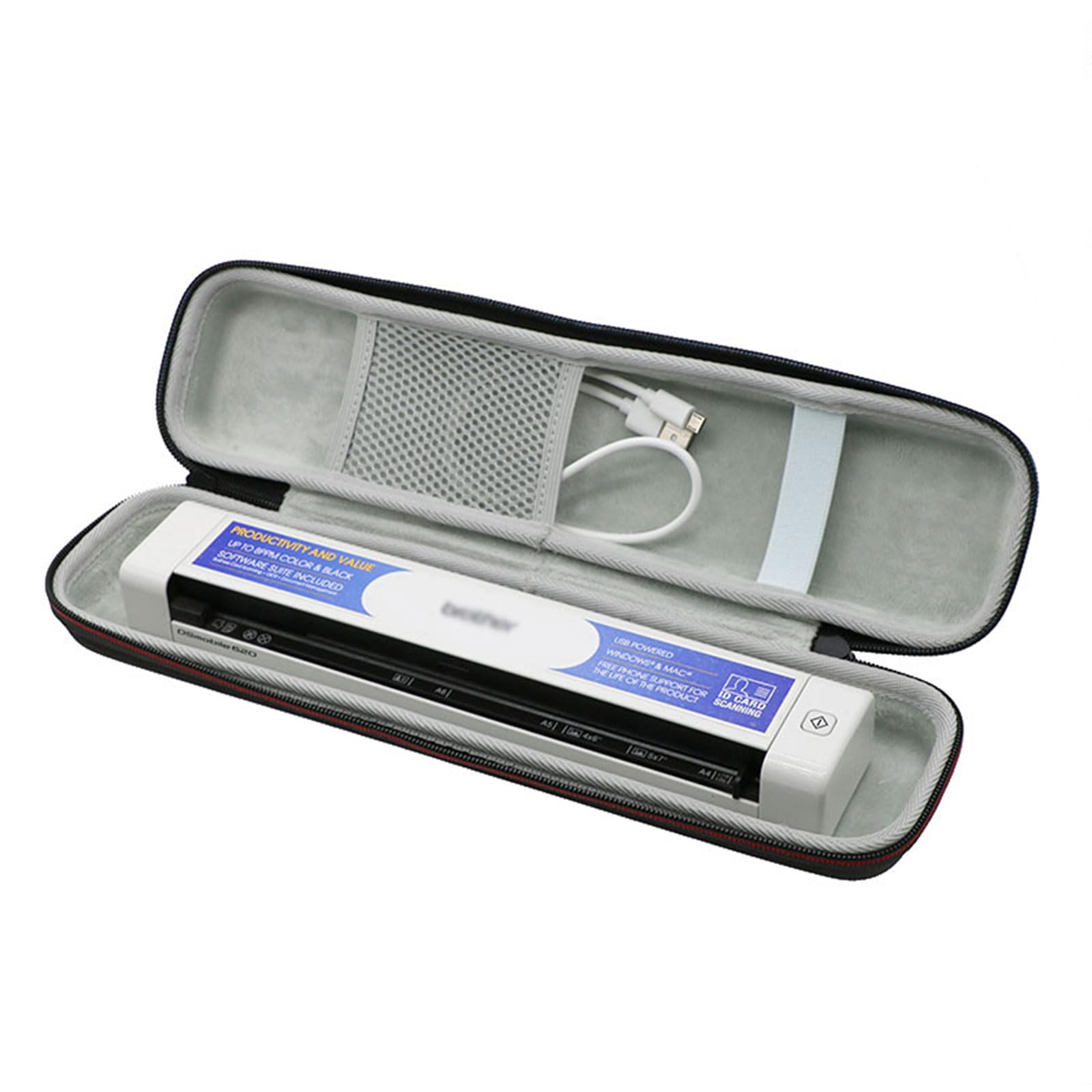 Práctica funda de transporte para escáneres de documentos 640, 740D, 940DW, 720D, mantiene tu escáner protegido y portátil, funda 940DW
