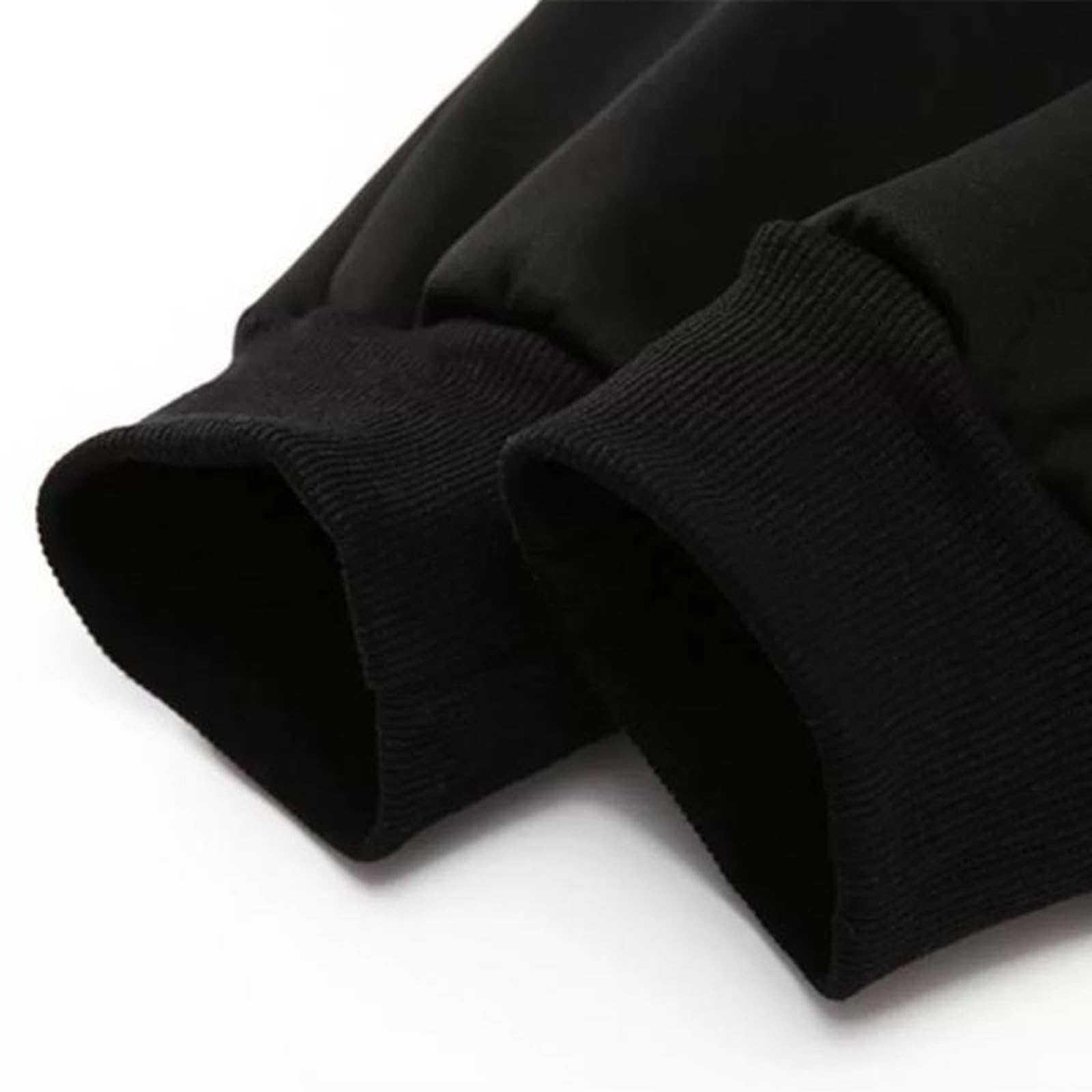 Tuta sportiva da uomo, calda, invernale, in cotone, con cappuccio