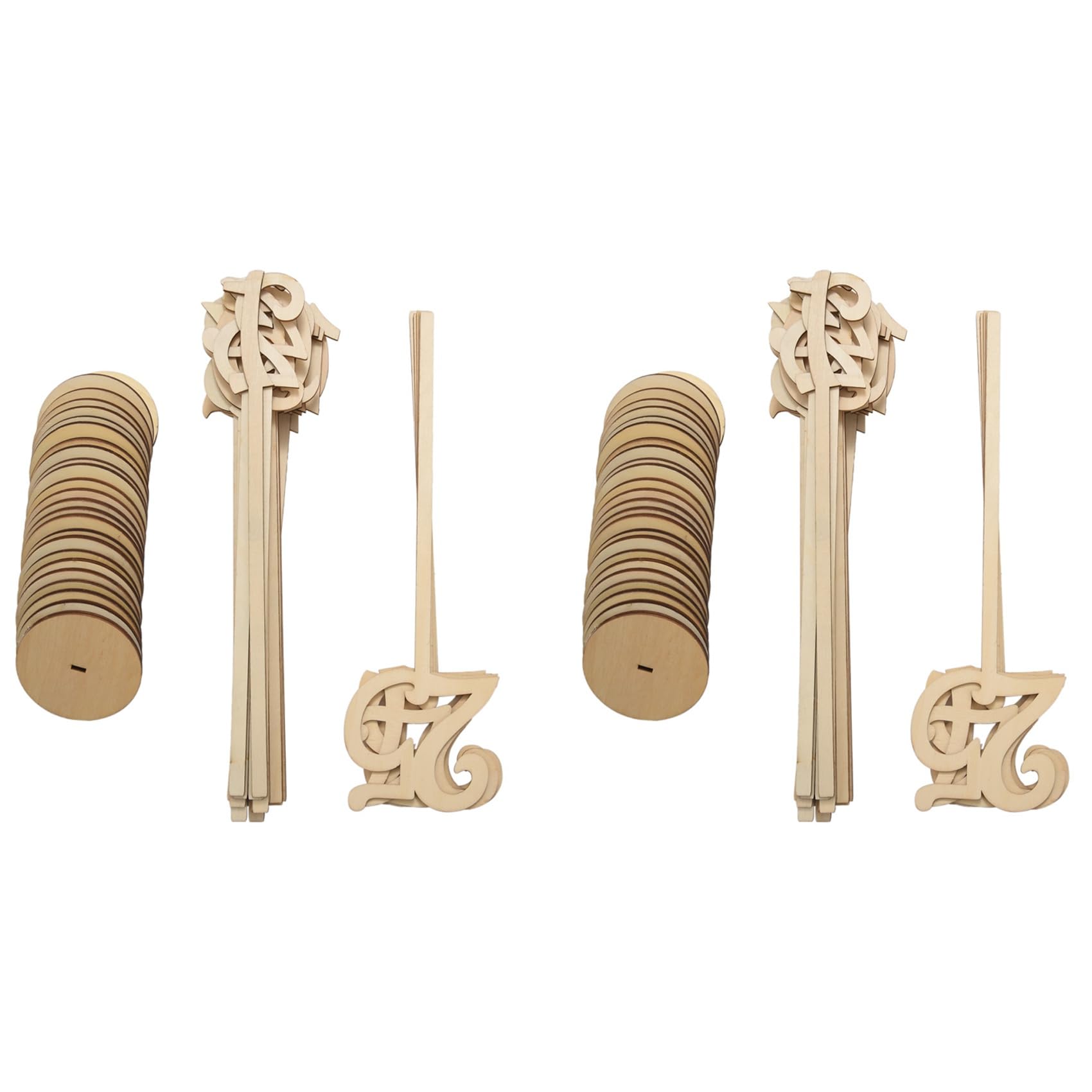 Hndhbfgrt 2X Wooden Wedding Table Numbers 1-25 Pcs Birthday Party Event Banquet Decor Anniversary with Base Holder
