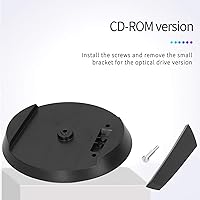 Vista 5 de FOSA Soporte vertical de repuesto para PS5 con tornillo, soporte vertical PS5 Estación de enfriamiento PS5 Base de soporte para controlador PS5