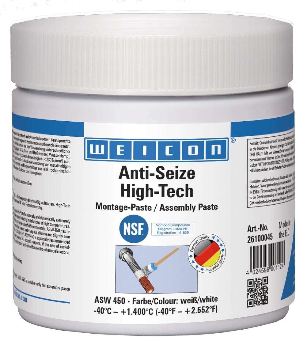 Weicon Anti-Seize High-Tech Assembly Paste 450g