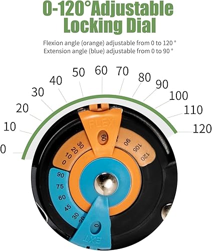Miniatura 4 de Rodillera con bisagras con estabilizadores laterales, soporte de rodilla ROM, inmovilizador de rodilla ajustable para dolor de rodilla, ACL MCL PCL,