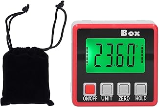 Inclinômetro digital, medidor de ângulo de nível digital, inclinador de ângulo, transferidor inclinômetro, transferidor eletrônico, medição de 360 graus