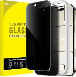 JETech Película de Vidro Temperado de Privacidade para iPhone 17 Air, Protetor de Tela Anti-Espião com Ferramenta de Instalação Rápida, Pacote com 2