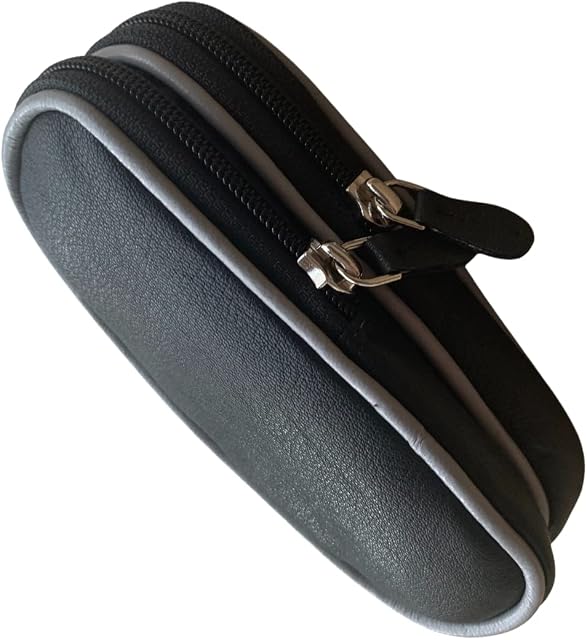 Soft Leather Unisex Double Glasses case Spectacles by Love EMVY