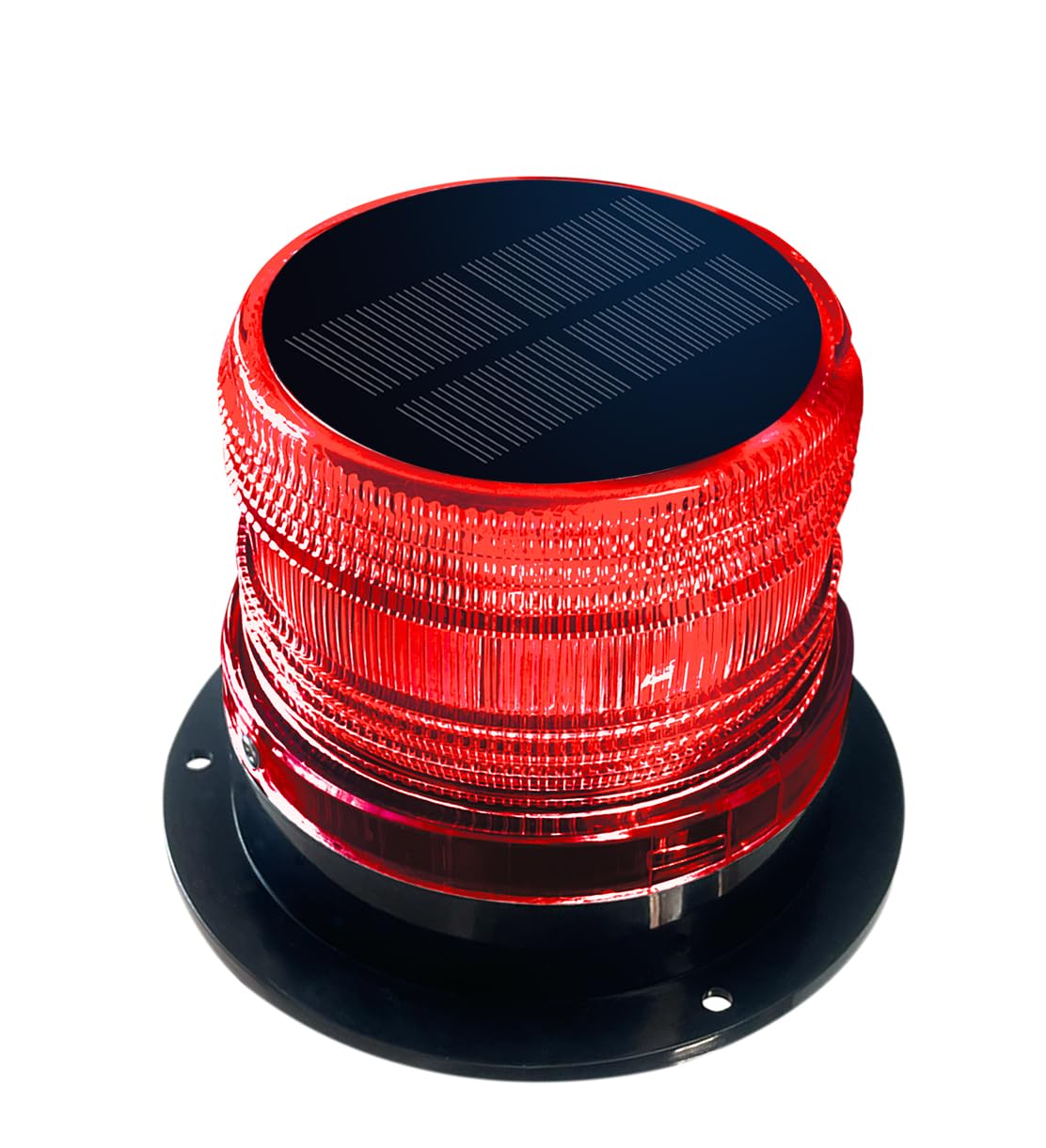 WWZRYS Solar LED Boat Anchor Light, Magnetic Base Red 360° Navigation Light, IP65 Waterproof Marine Warning Lamp with 4 Modes, Auto On at Night for Yacht Kayak Pontoon