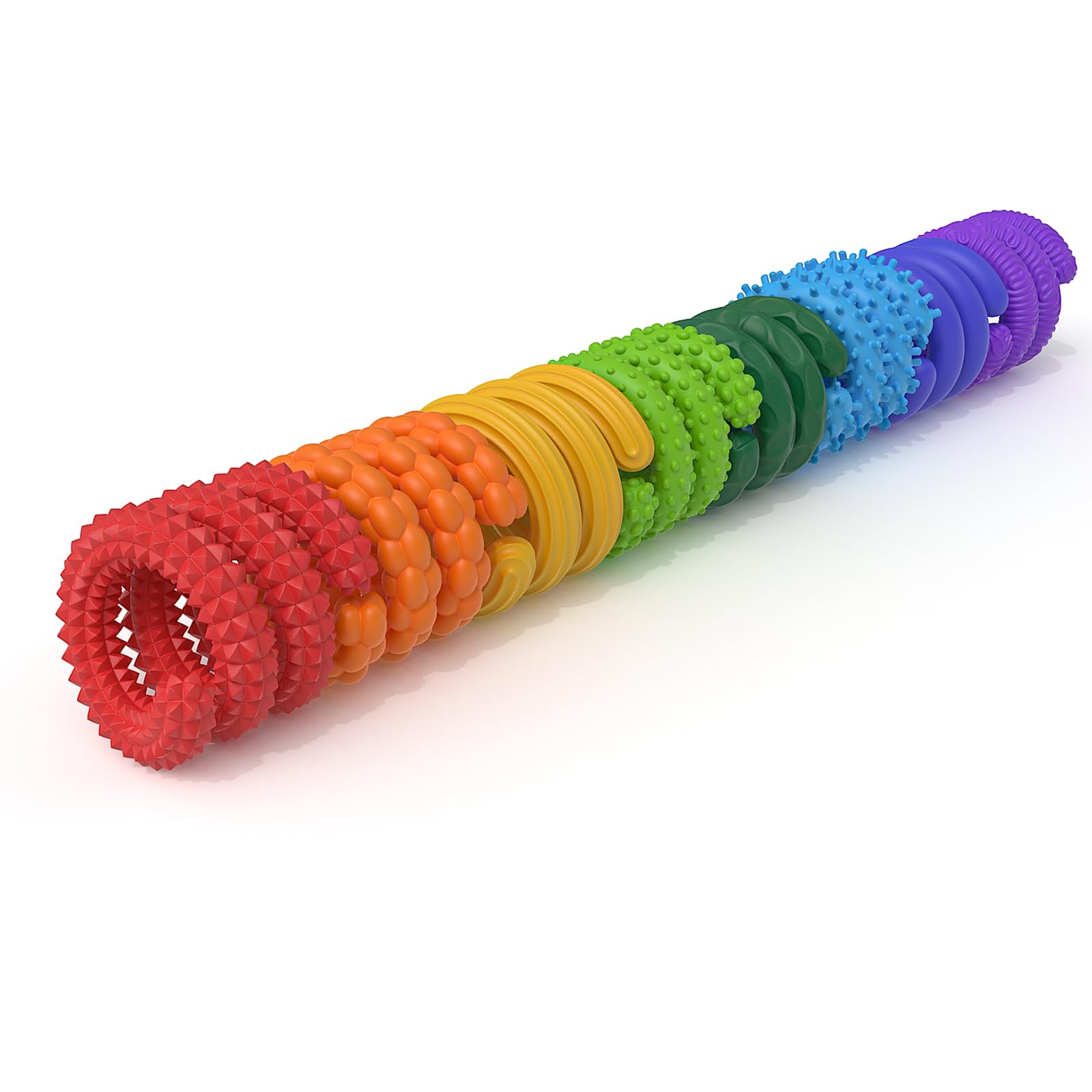 8 Pack Fidget Toys Sensory Stick Textured Calming Sensory Toys for Autism Kids Anxiety Relief Fidgets for Classroom Student Travel Activities Essential Fidget Toy Road Trip Essentials (8) - Image 3