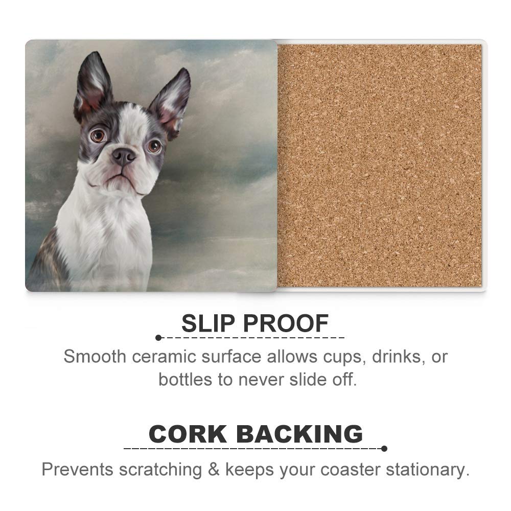 Lot De 4 Dessous De Verre Carrés Olive Dimensions : 0,7 Cm X 10 Cm X 10 Cm Materiau Bois Poids Net 180 Grs B7b91