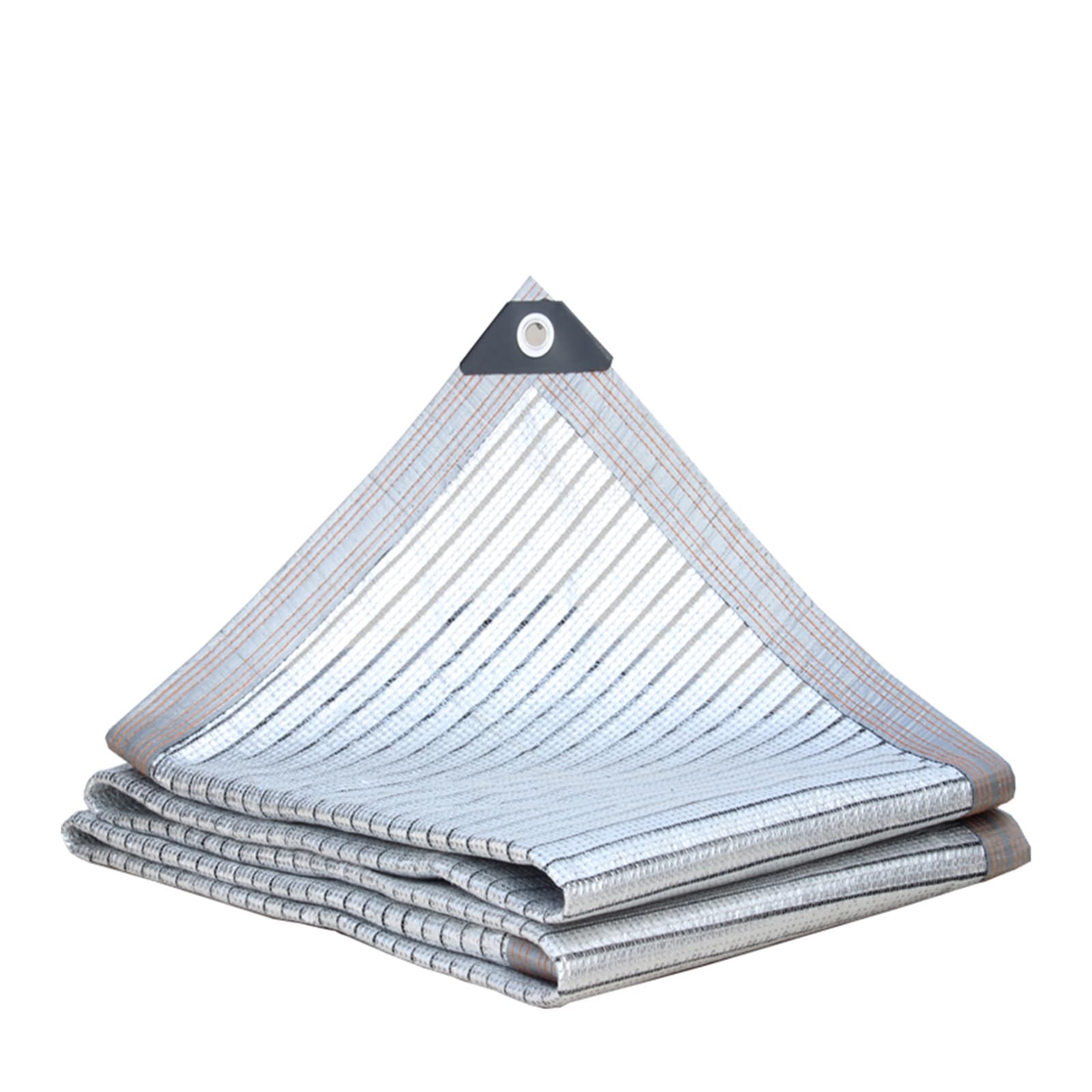 Malla de aluminio de 5x8m con 85% protección UV y ojales para colgar