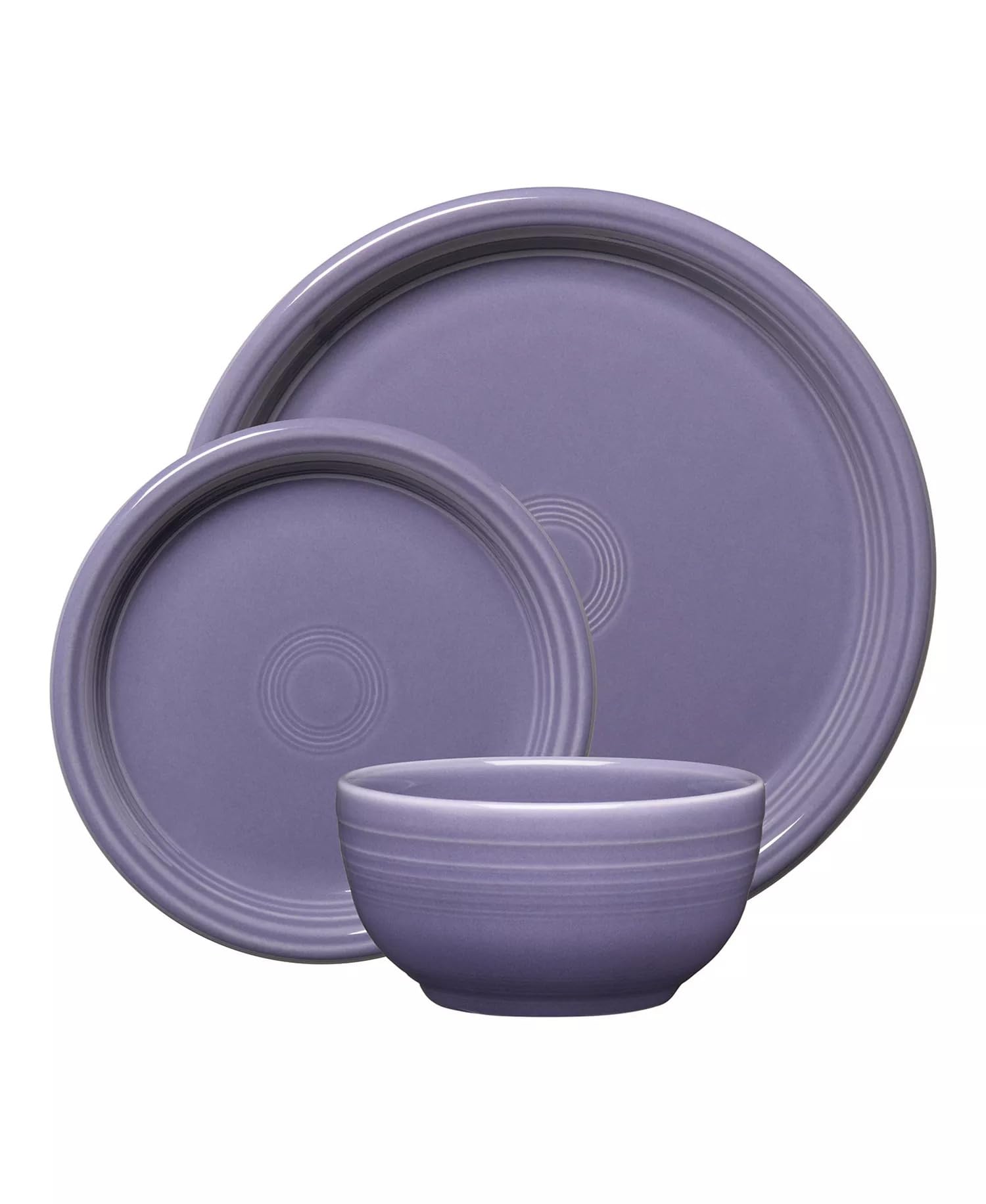 3-Piece Lavender Bistro Coupe Place Setting, Service for 1 by Fiesta