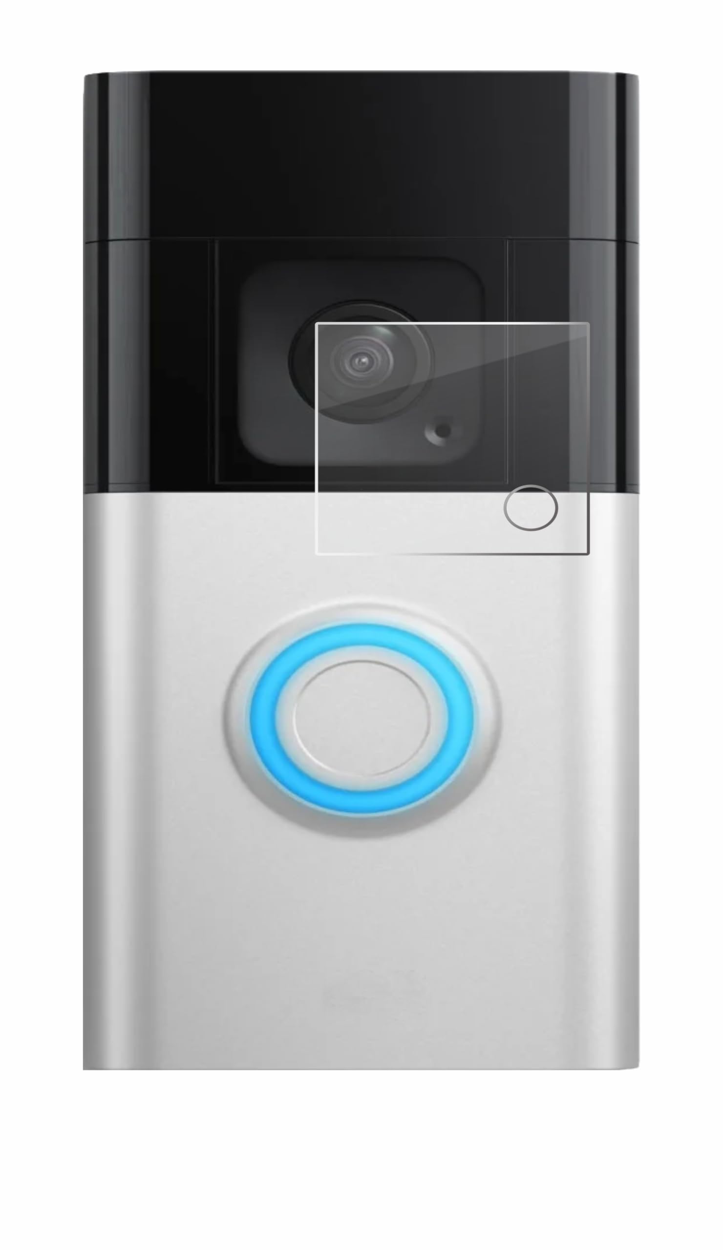brotect Glass Screen Protector Film for Ring Video Doorbell Plus - Glass-Foil 9H Protection [Scratch Resistant, High Clarity]