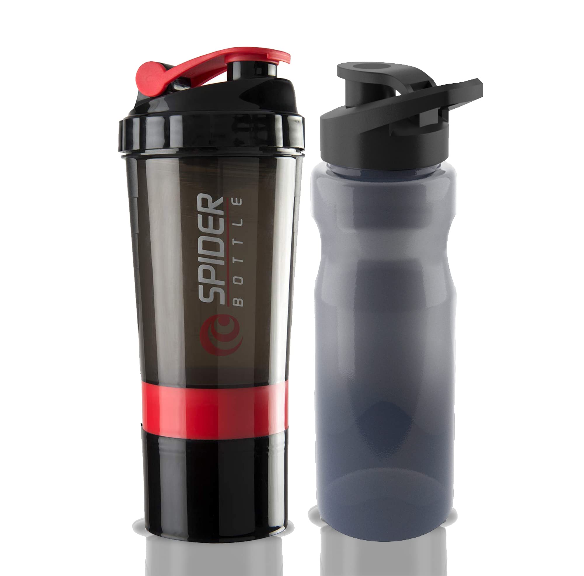 Gym Shaker and Sipper Bottle for Gym|BPA-Free and 100% Leak-Proof Protein Shaker.(Pack of 2) (RED)-image-39