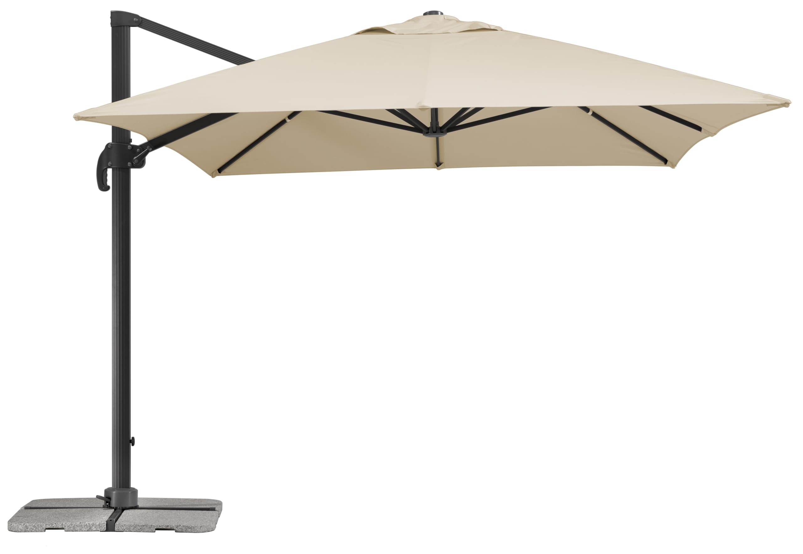 Schneider Schirme Rhodos Grande Ampelschirm 400 x 300 cm, beige
