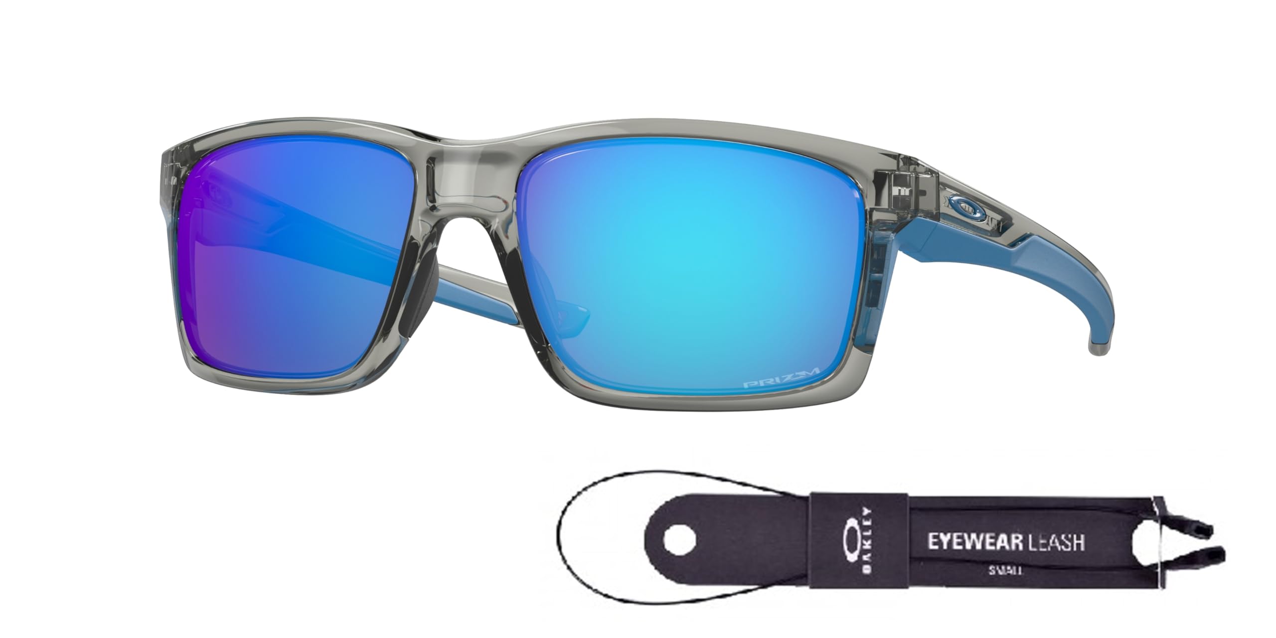 Amazon.com: Oakley Mainlink OO9264 926442 61MM Grey Ink/Prizm Sapphire  Rectangular Sunglasses for Men + BUNDLE Accessory Leash + Designer iWear  Kit : Sports \u0026 Outdoors