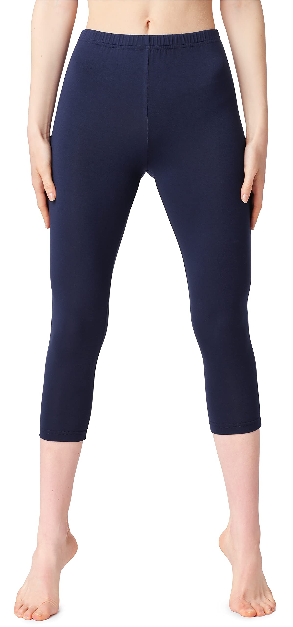 Bellivalini Damen 3/4 Leggings aus Baumwolle BLV50-199