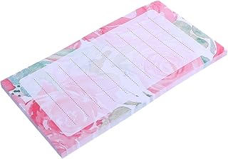 Gogogmee 1 Conjunto/50 Pçs Notas Adesivas Magnéticas Bolso Diário Caderno De Mesa Bloco De Notas Magnético Bloco De Notas Geladeira Lista De Compras Bloco De Lista De Compras Blocos De