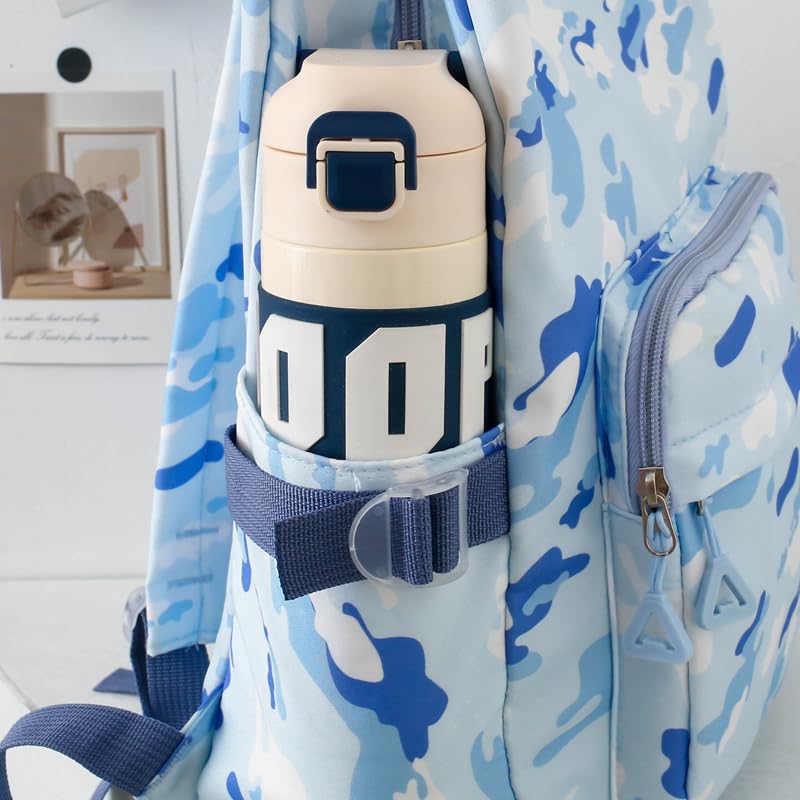 Mochila con múltiples compartimentos adorables de tres piezas con estuche 6