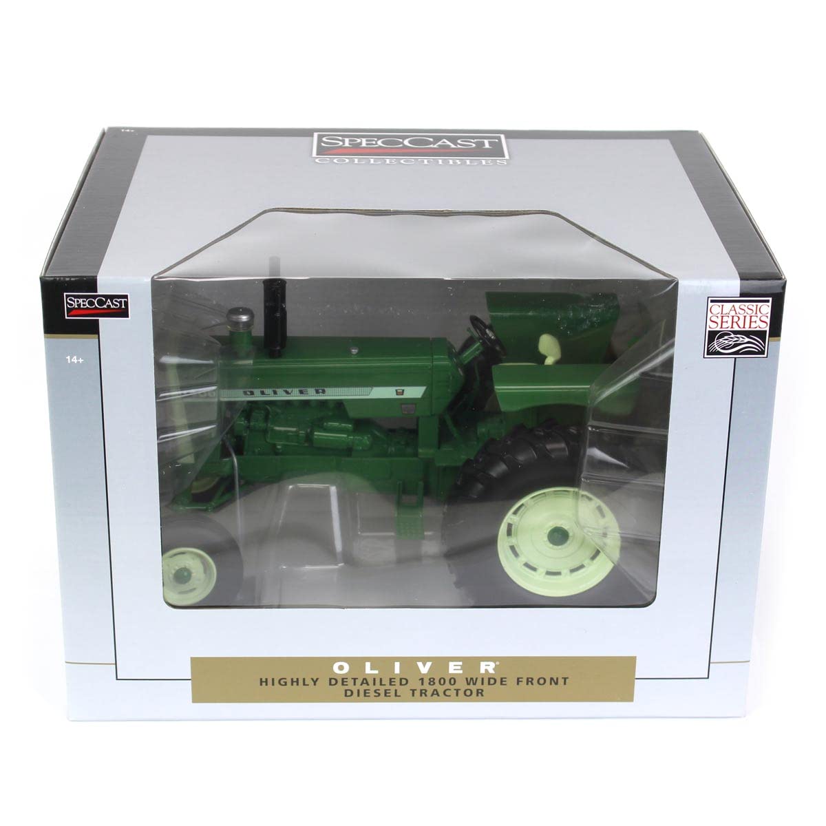 Amazon.com: Spec Cast 1/16 Oliver 1800 Diesel Wide Front Tractor