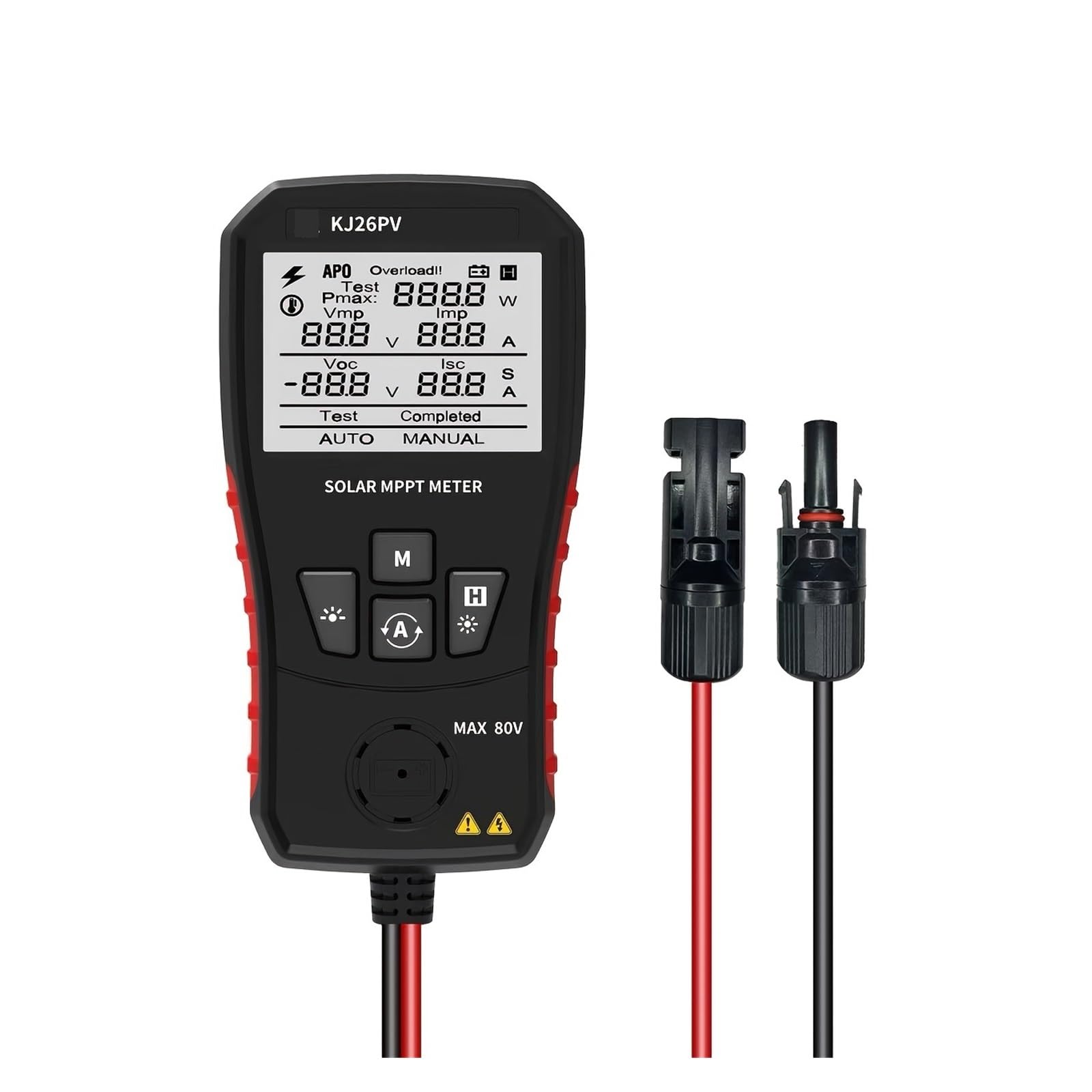 MPPT-Tester for Solar-PV-Module, automatischer Leistungsmesser zur Verfolgung des maximalen Leistungspunkts,Genaue Messungen
