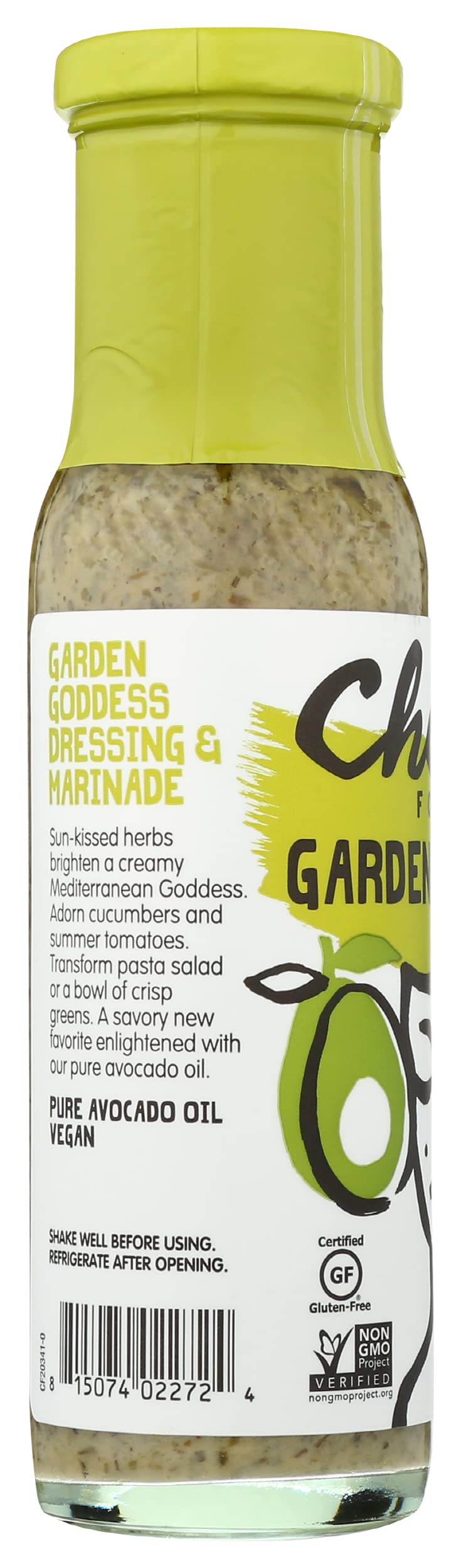 Amazon.com : CHOSEN FOODS Garden Goddess Dressing & Marinade, 8 FZ :  Grocery & Gourmet Food