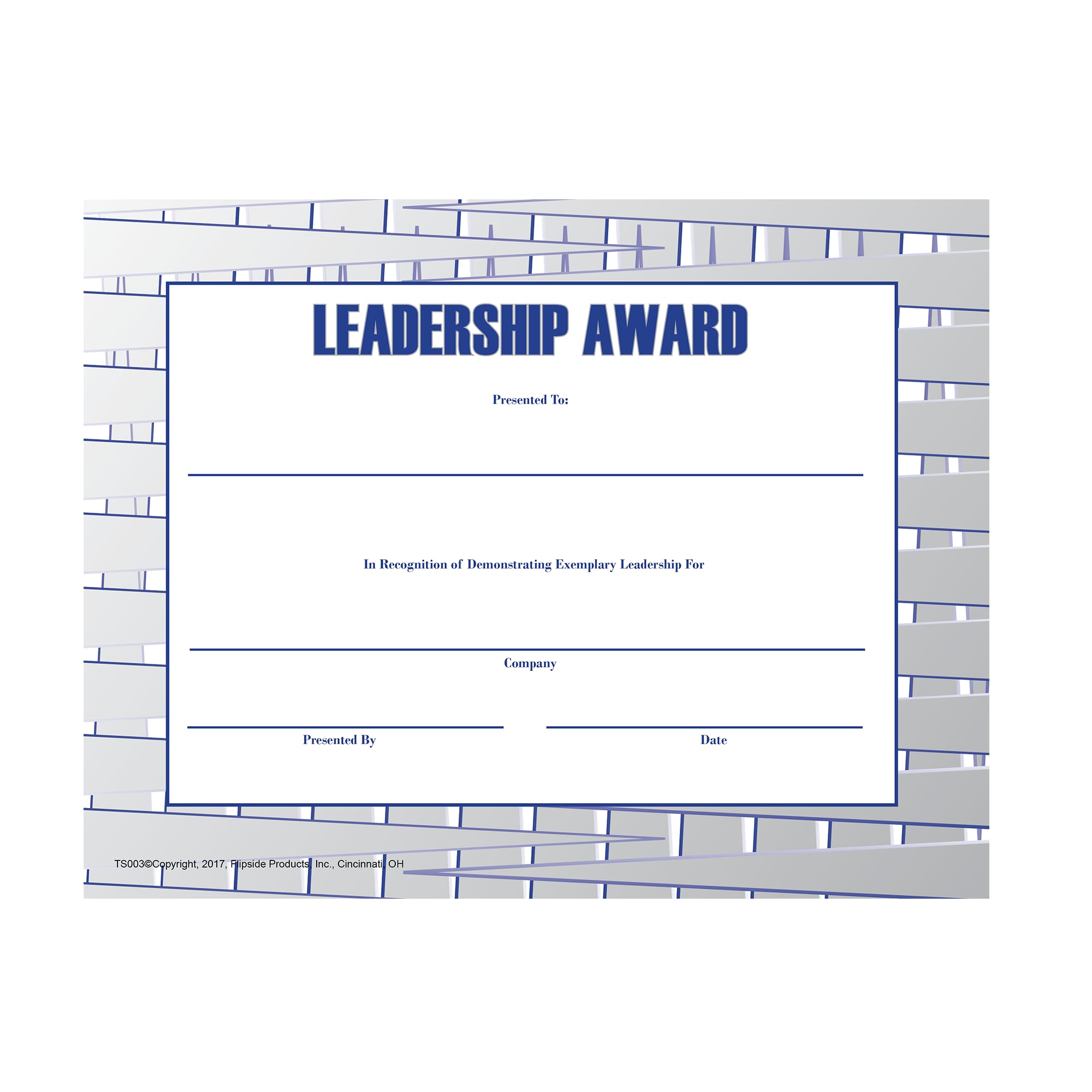 Hayes Leadership Award Certificates, Employee Recognition Certificate for Leadership Excellence, Certificate Paper for Workplace, Corporate, and