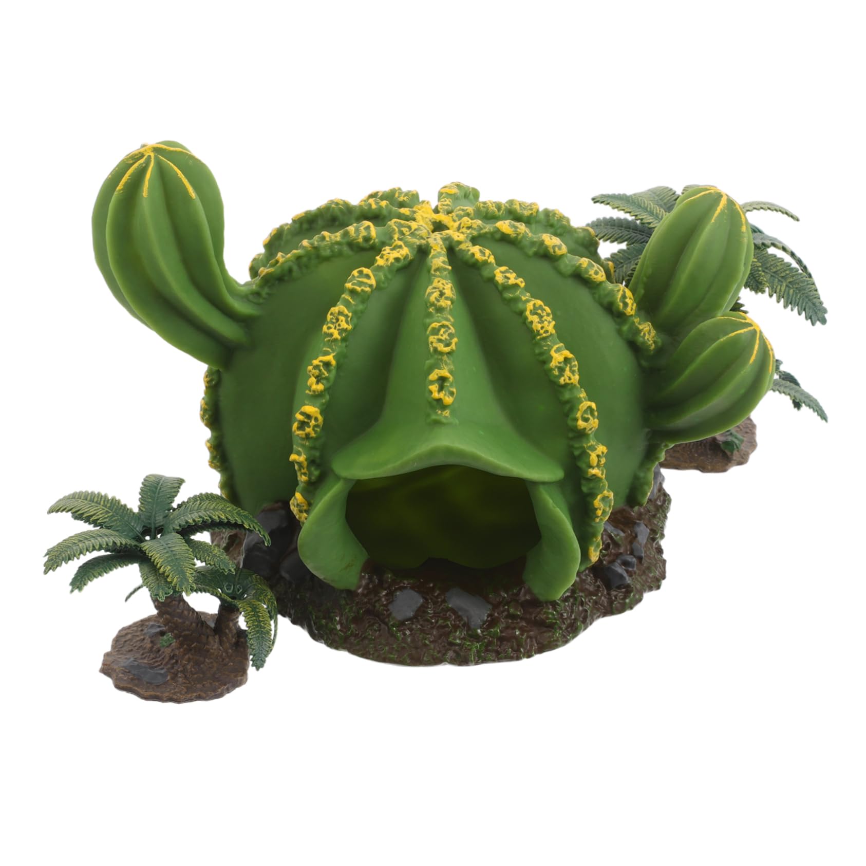 TOYANDONA 3pezzi Decorazione per Acquari Statuine di Cactus da Piante del Deserto Realistiche in Miniatura Accessori per Habitat di Rettili e Terrari