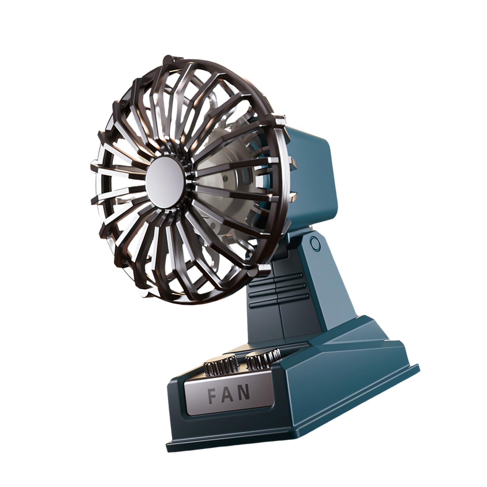 Uqezagpa USB Operated Table Fan with Multiple Directional Airflows and Construction Quiet Desktop Fan for Bedside Traditional