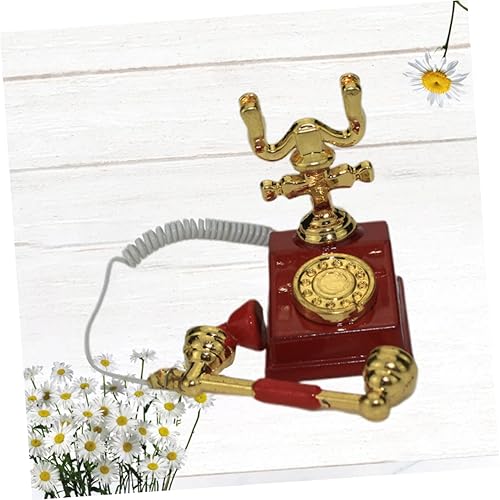 Miniatura 8 de Generic Escala delicado rojo antiguo ornamento fijo para la escena del café de la oficina en casa