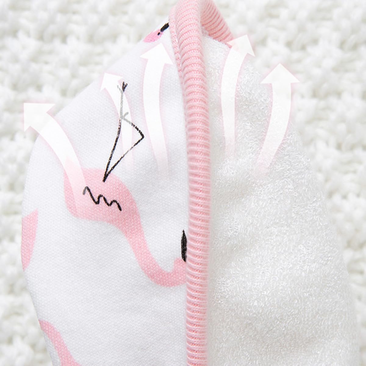 BESTonZON 9pièces Bavoir Garçon Fille Coton Imprimé Flamant Bavoirs Étanches Et Doux Pour Nourrissons Serviettes De Salive Pour Repas Biberon