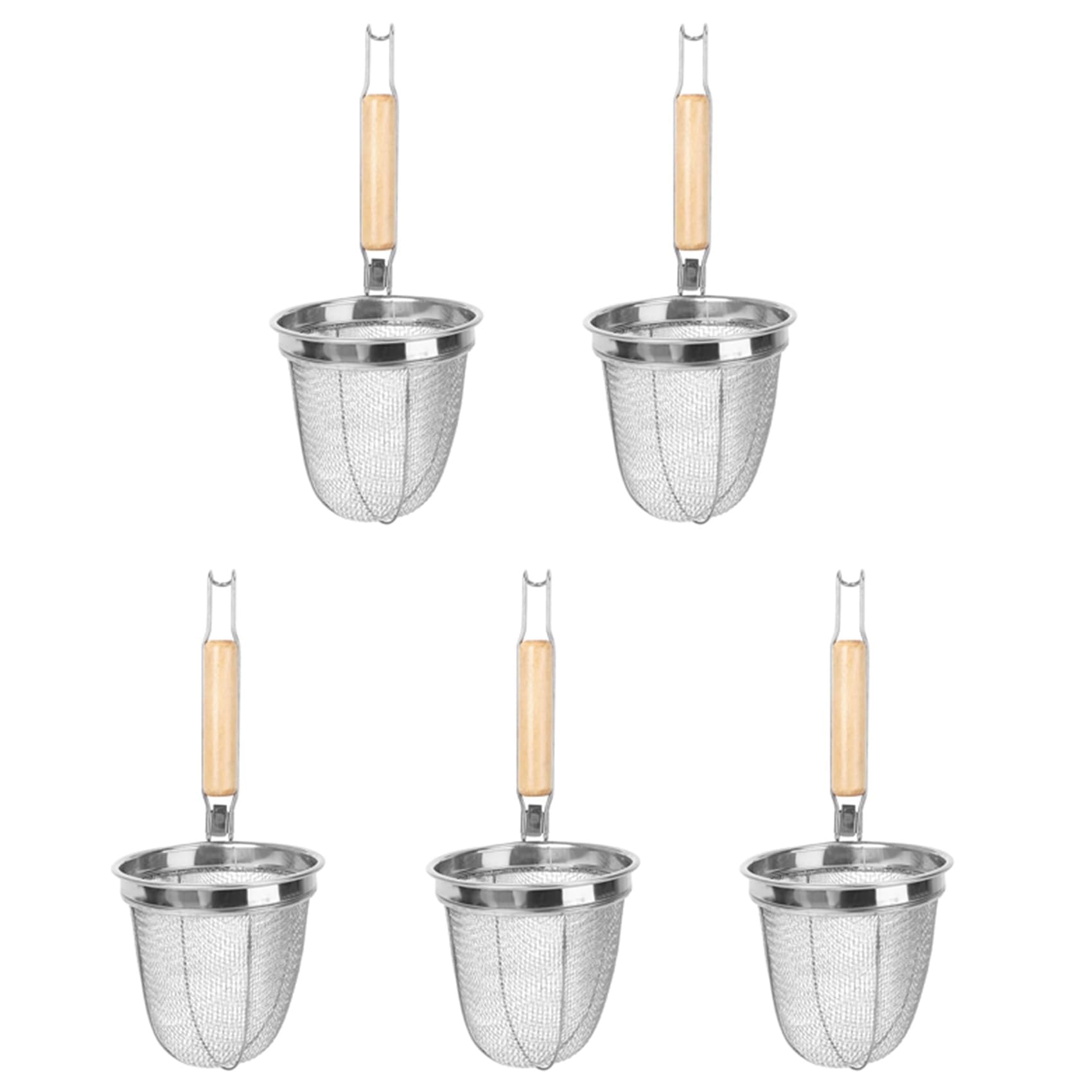 Panier de service multifonction et passoire de cuisine en inox pour égouttoir à pâtes durable