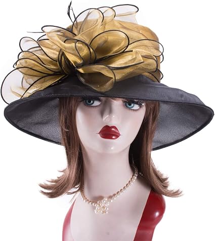 Noble Womens Dress Hats Wide Brim 