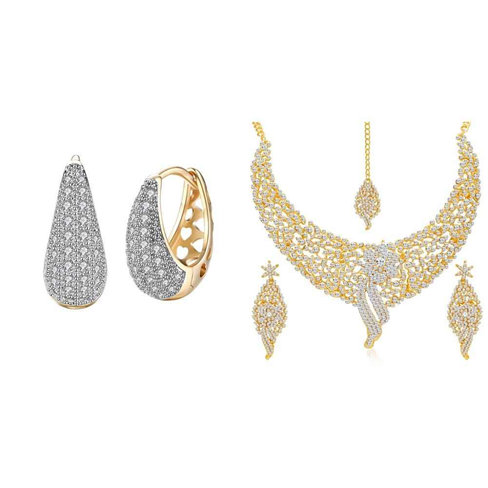Sukkhi Women Neckwear With Yellow Chimes Earrings (B0BV6W3PHM) Amazon Price History, Amazon Price Tracker