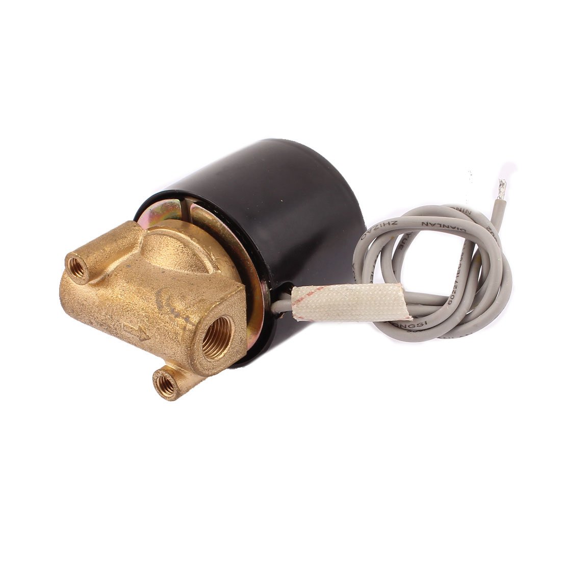 DC 12V 1/8in NC Válvula Solenoide Eléctrica Neumática Latón for Agua Aire Gas Diesel (DC 12V 1/8' 'Latón con válvula solenoide neumática NC for agua diésel Válvulas Eléctricas