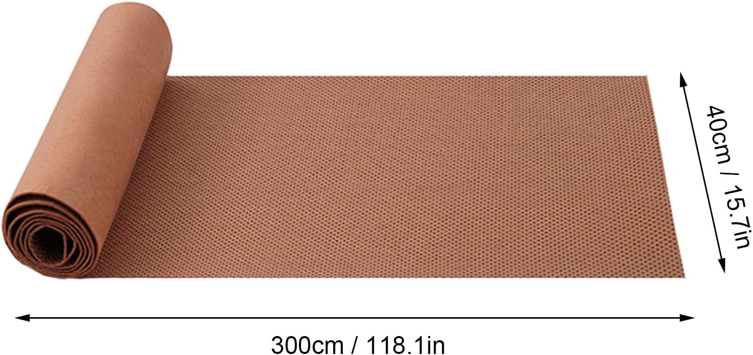 Thickened No Slip Ice and Snow Carpet Mats with Anti Slip Silicone Particles, Snow Melting Mats for Garden Front Door Stairs Porch Outdoor Safer Walking 15.7 x 118.1in