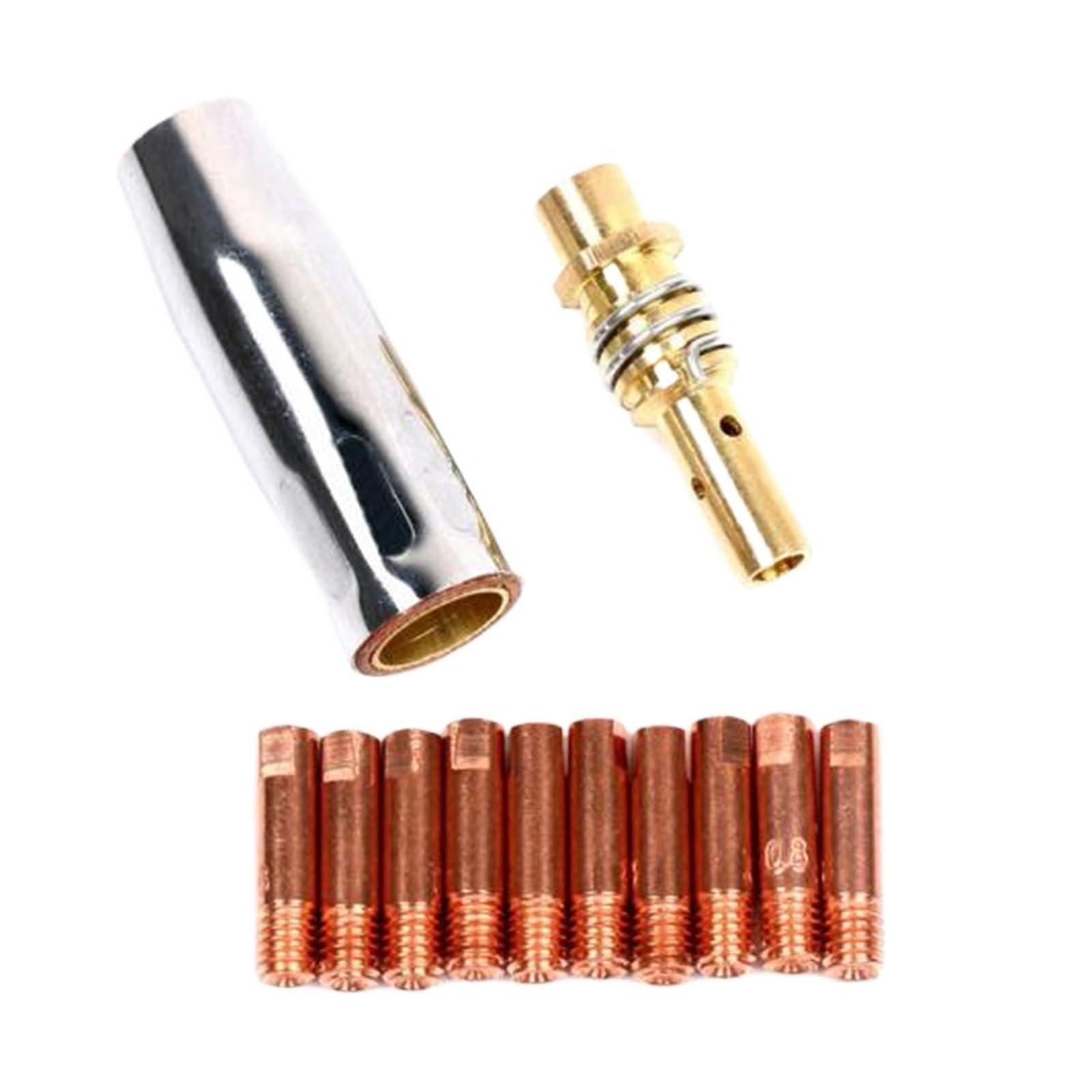 VGOL 12 Pezzi MB15 MIG 12mm Ugello Di Saldatura Cappuccio Di