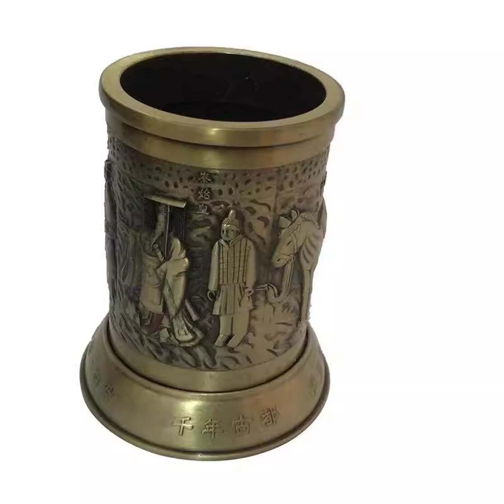 Koliyn Antique Terra-Cotta Alloy Home Decoration, Qin Shihuang Terra-Cotta Warriors And Horses Memorial Gift