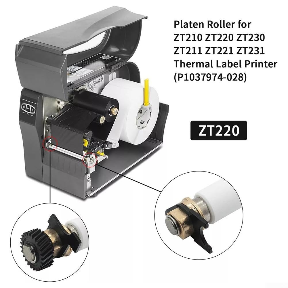 Übertragungswalze für Zebra ZT221 ZT211 Thermodrucker