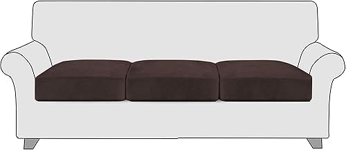 StangH Fundas de cojín elásticas para sofá fundas de cojín de terciopelo de lujo suave y flexible fundas de asiento de sofá de repuesto con parte disponible en Yaxa Guatemala